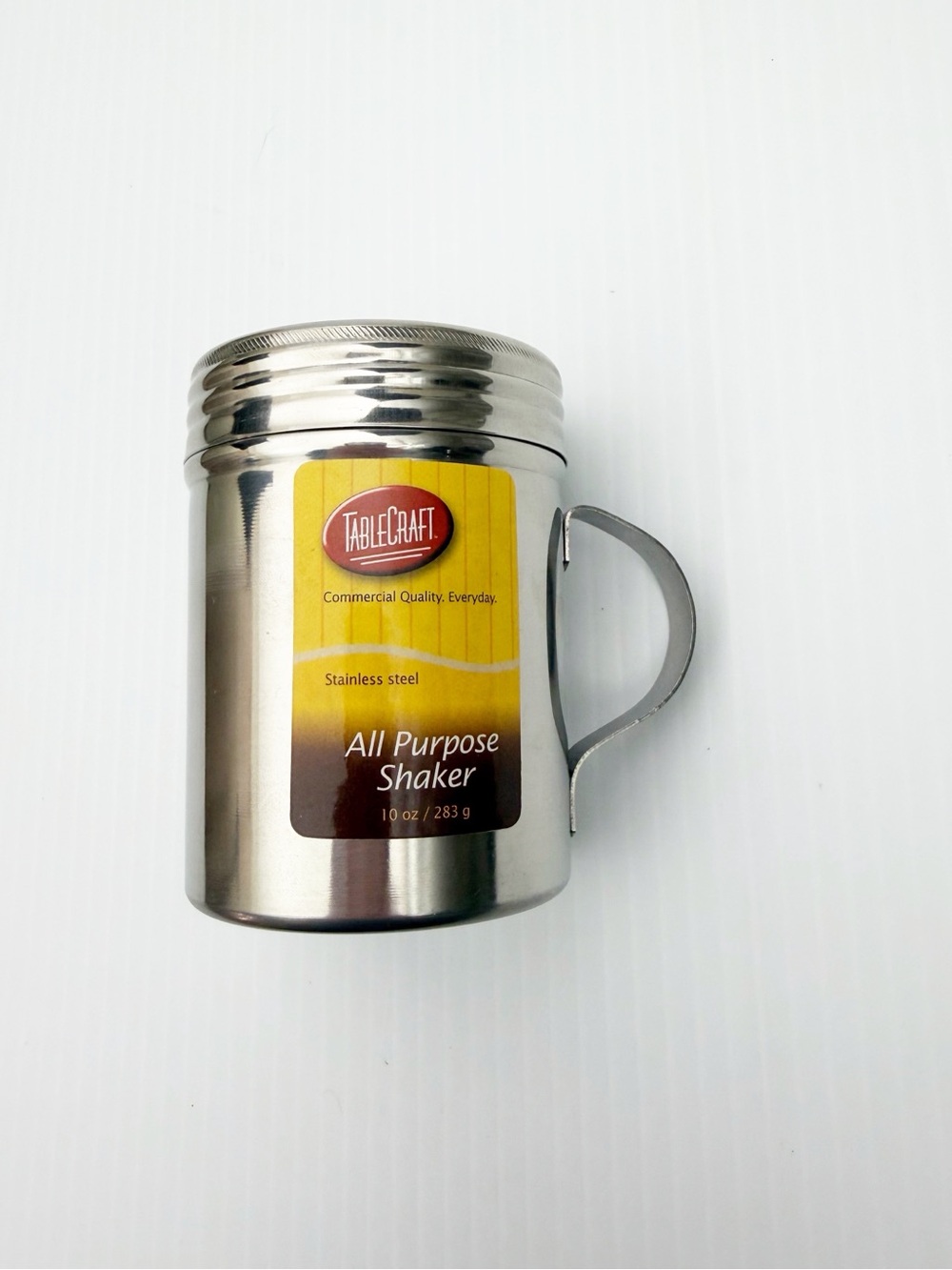 TableCraft All Purpose Shaker 10 Oz Stainless Steel Commercial Quality